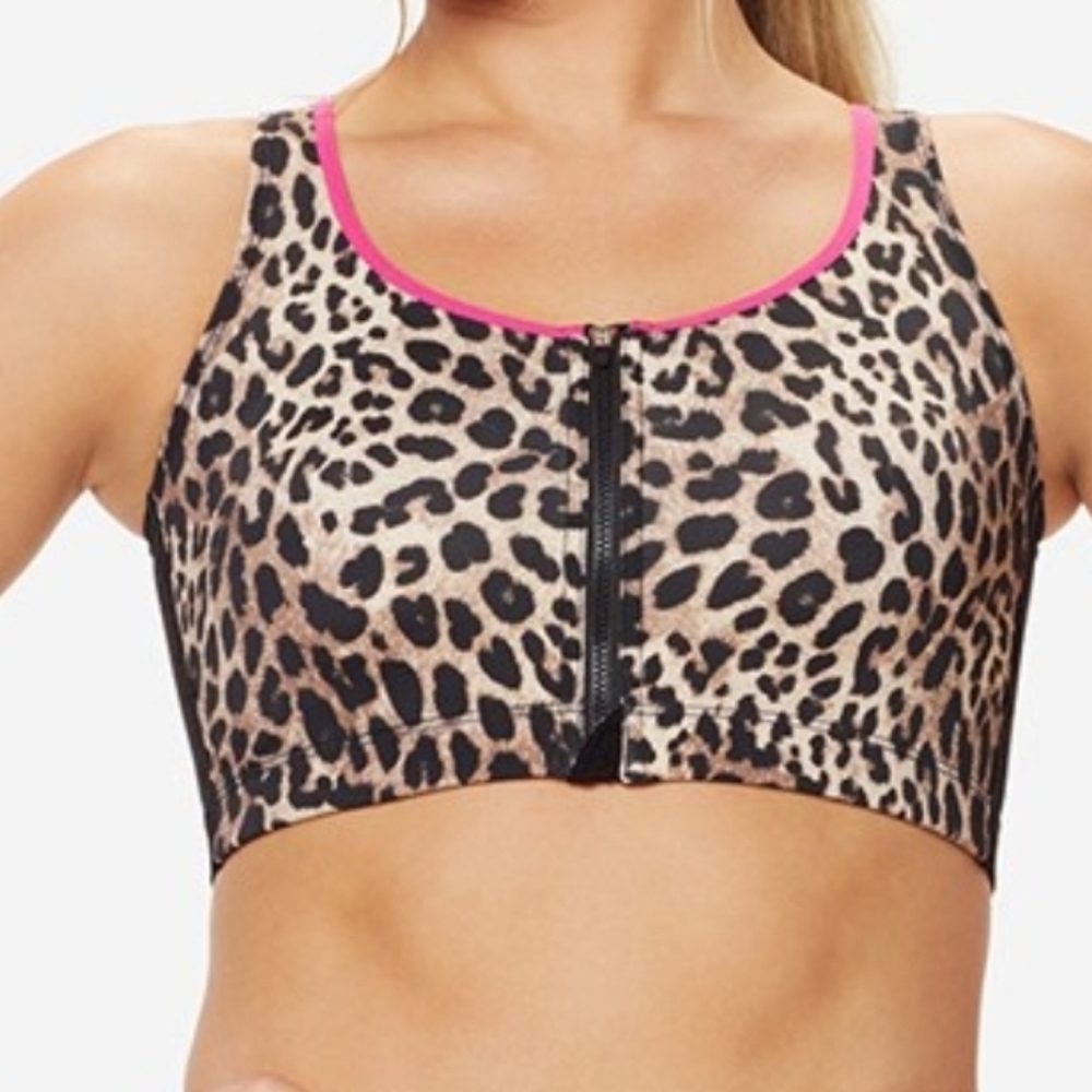 🆕️Size 34 Ruby Ribbon🎀 Zip Front Sport Demi